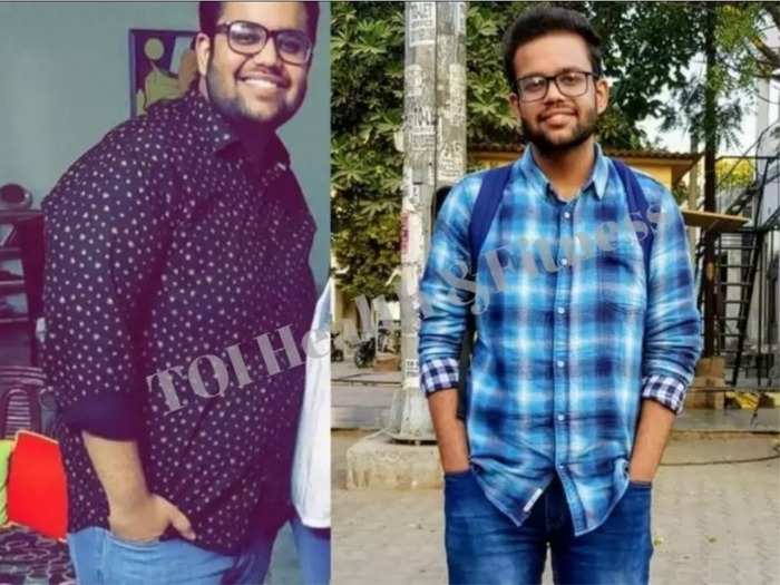 weight loss success stories indian man lost massive 45 kilos from 125 kilo read exercise and diet chart