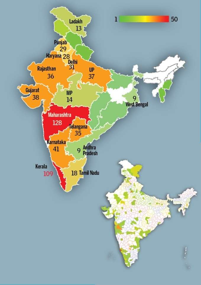 ​ದೇಶದ 364 ಜಿಲ್ಲೆಗಳು ಡೇಂಜರ್..!