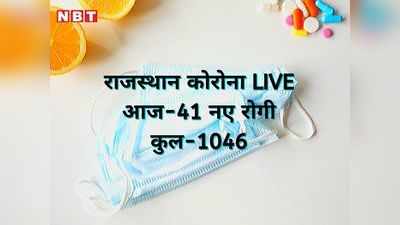 राजस्थान कोरोना LIVE: 41 नए रोगी मिले, 1046 हुआ पॉजिटिव आंकड़ा