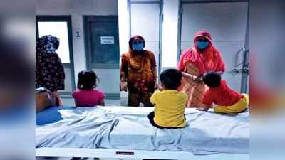 अहमदाबाद: घर में 10 को कोरोना, संक्रमित पैरंट्स के साथ रहने को मजबूर बच्चे