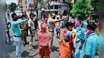 একশো দিনের কাজের টাকা দাবি করে বিক্ষোভ বর্ধমানে