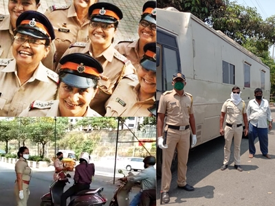 तपती गर्मी में ड्यूटी कर रहे पुलिसवाले, केतन रावल ने सड़क पर लगवा द‍िए 15 वैनिटी वैन