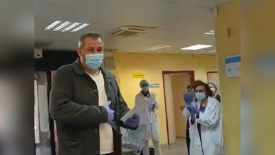 स्‍पेन में कोरोना वायरस से पीड़‍ित मरीजों को फ्री में पहुंचाया अस्‍पताल, टैक्‍सी ड्राइवर का तालियों से हुआ स्‍वागत