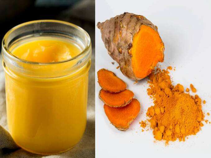 Haldi Ghee face pack