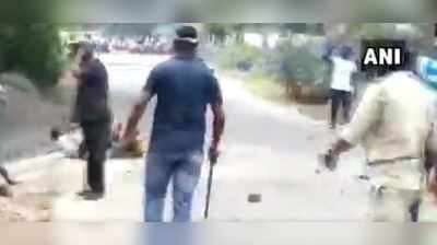 पश्चिम बंगाल: राशन को लेकर हुआ विवाद, उत्तर 24 परगना में पुलिस और लोगों के बीच हिंसक झड़प