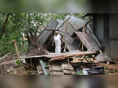 ആലിപ്പഴ വീഴ്ചയും കൊടുങ്കാറ്റും; കൊറോണക്കാലത്ത് ത്രിപുരയിൽ വീട് നഷ്ടപ്പെട്ടത് 4000ത്തോളം പേർക്ക്