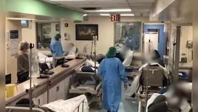 ન્યૂયોર્કની દયનીય સ્થિતિઃ હોસ્પિટલ દર્દીઓથી ઊભરાઈ, વેન્ટિલેટર્સ ખૂટી પડ્યા