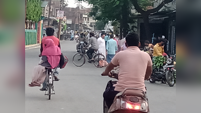 गोरखपुर: छूट की गफलत से सड़क पर उतरे लोग, लॉकडाउन की उड़ाई धज्जियां