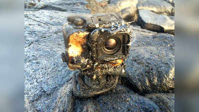 विडियो: ज्वालामुखी के लावा में दब गया GoPro कैमरा, फिर भी सब रिकॉर्ड किया