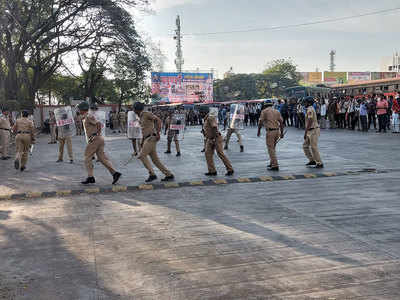 पालघर पोलीस दंगली रोखणार; कवायती सुरू