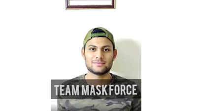 भारत में कोरोना वायरस, टीम अंडर 19 इंडिया बनी टीम मास्क फोर्स