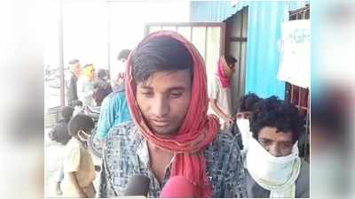 जबलपुर: ठेकेदार ने काम के लिए बुलाकर छोड़ा, मजदूर दिवस के दिन हड़ताल पर बैठे भूखे मजदूर
