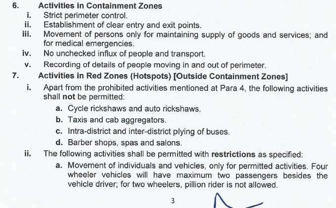 lockdown guidelines