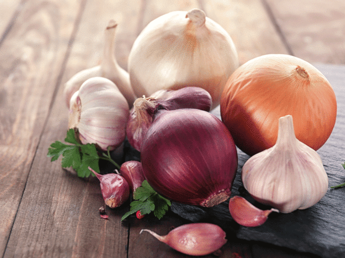 Onion garlic