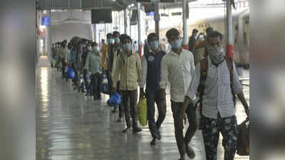 Shramik Special: नासिक टू लखनऊ...जब मजदूरों को लेकर पहुंची स्पेशल ट्रेन, तस्वीरें