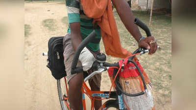 कटा हाथ, 10 दिन साइकिल से सफर.. महाराष्ट्र से पहुंचे बिहार... दर्द इसे कहते हैं साहब