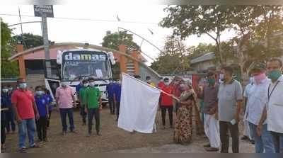 കേരളത്തിന്റെ സഹായം വേണ്ടിവന്നില്ല, കാസർകോട് കുടുങ്ങിയ യുപിയിലെ വിദ്യാര്‍ഥികള്‍ നാട്ടിലേക്ക് പുറപ്പെട്ടു