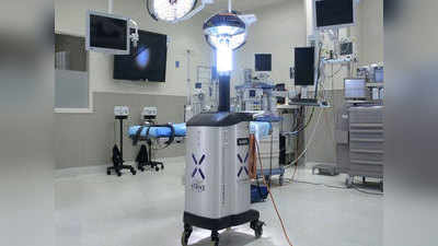 UV Light रोबोट २ मिनिटात करोनाचा खात्मा करतो