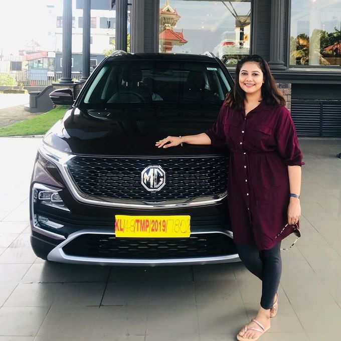 Rachana Narayanankutty MG Hector