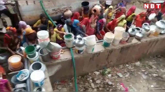 जयपुर के बरवाड़ा में कोरोना से बड़ा जल संकट