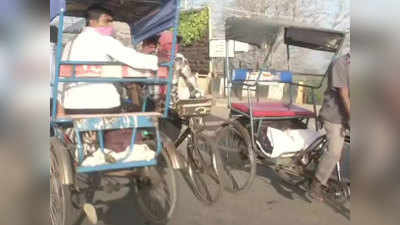 घर पहुंचने की जद्दोजहद: पत्नी-बेटे को साथ लेकर मजदूर ने 1350 किलोमीटर चलाया रिक्शा
