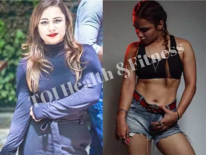 inspiring weight loss story girl lost 12 kgs in 3 months by correct dieting see before and after pictures