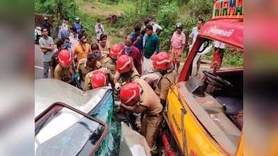 മട്ടന്നൂരിൽ ചെങ്കൽ ലോറിയും കാറും കൂട്ടിയിടിച്ച് രണ്ട് പേർക്ക് പരുക്കേറ്റു