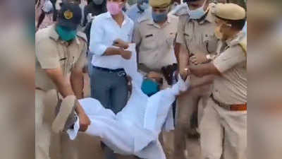 कांग्रेस की 1000 बसों का बवाल, यूपी पुलिस ने प्रदेश अध्यक्ष अजय कुमार लल्लू को हिरासत में लिया