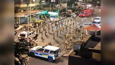 मुंबई में पहुंचे केंद्रीय बल, सीआईएसएफ ने भिंडी बाजार में किया फ्लैग मार्च