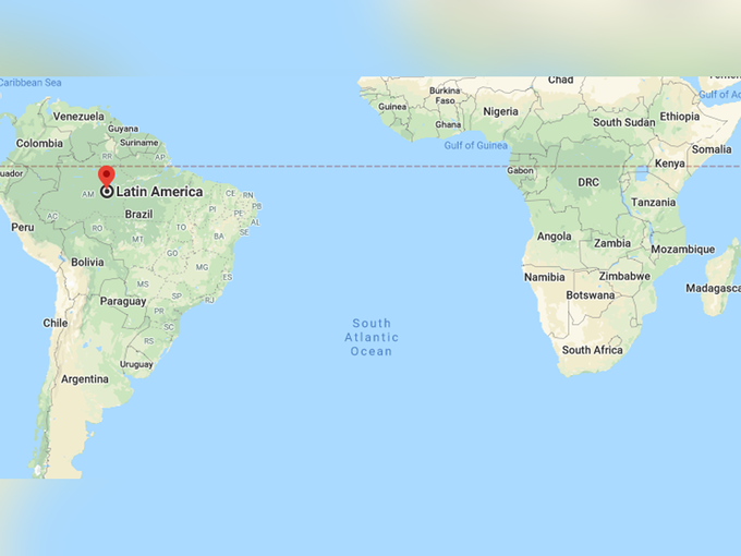 अफ्रीका से लैटिन अमेरिका के बीच घट रहा है क्षेत्र