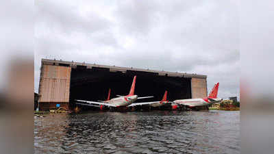 विमानों के पहिए तक पानी, टर्मिनल की छत और हैंगर डैमेज... कोलकाता एयरपोर्ट पर अम्फान तूफान का कहर