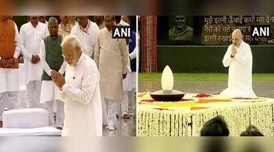 અટલ બિહારી વાજપેયીની પ્રથમ પુણ્યતિથિ, સદૈવ અટલ ખાતે PM મોદીએ આપી શ્રદ્ધાંજલિ