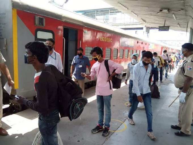 ​ಬೆಂಗಳೂರಿನಿಂದ ಹೊರಟಿದ್ದ ರೈಲು