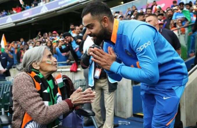 ટીમ ઈન્ડિયાને સપોર્ટ કરીને છવાઈ ગયા છે 87 વર્ષના ગુજરાતી દાદી