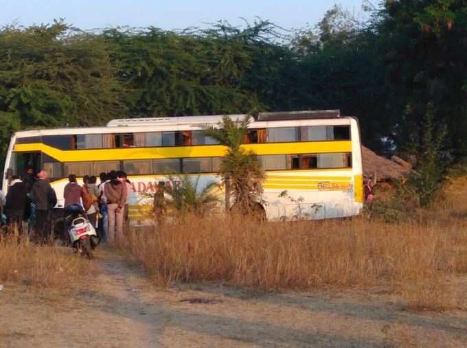 અમદાવાદની સ્કૂલ બસનો અકસ્માત