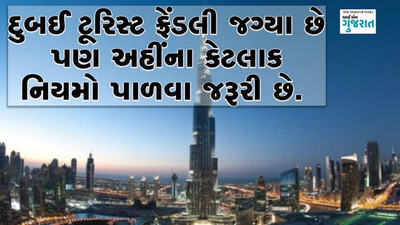 દુબઈ જવાના હો તો આ નિયમો પાળજો નહીં તો ફસાશો