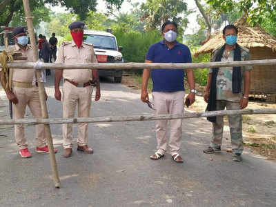 कोरोना संक्रमित मरीज की मौत के बाद इस गांव में आम लोगों का प्रवेश बंद