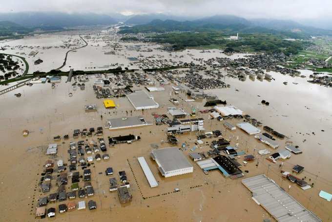 જાપાનમાં ભારે વરસાદથી 100નાં મોત, 20 લાખ લોકોને સુરક્ષિત સ્થળે ખસેડાયા