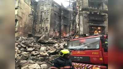 મુંબઈના પટેલ ચેમ્બર્સમાં ભયાનક આગ લાગતા બિલ્ડિંગ તૂટી પડી