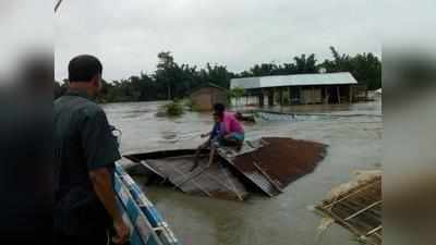 উম্পুনের জেরে ভারী বৃষ্টি পূর্ব ভারতে, বন্যার কবলে অসমের পাঁচ জেলা