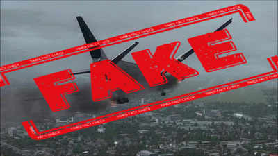 Fake Alert: ಸಿಮ್ಯುಲೇಷನ್‌ ವಿಡಿಯೋವನ್ನು ಪಾಕ್‌ ವಿಮಾನ ಅಪಘಾತದ ಚಿತ್ರವೆಂದು ಬಿಂಬಿಸಿದ ನೆಟ್ಟಿಗರು