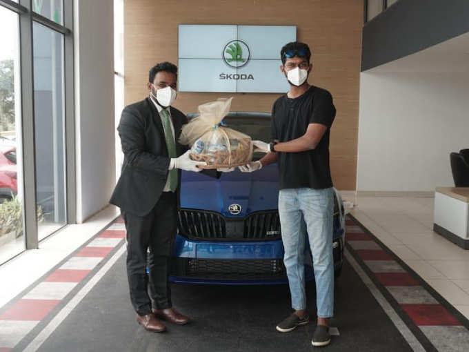 First delivery of Skoda Octavia RS in Goa