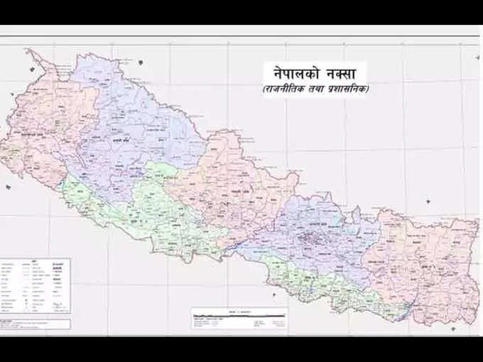 नेपाल का नया नक्शा