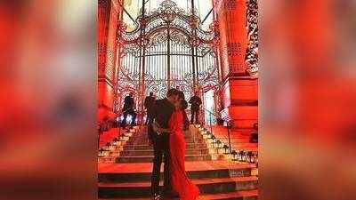 New mommy Lisa Haydon shares a passionate kiss with hubby Dino Lalvani