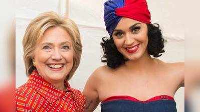 Hillary endorses Katy Perrys tribute shoes