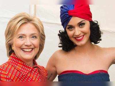 Hillary endorses Katy Perrys tribute shoes 