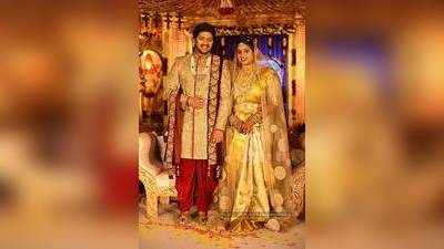 Rajeev and Pratyusha’s wedding ceremony