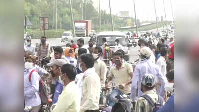 दिल्ली-हरियाणा बॉर्डर सील: लोग परेशान, साइकल तक नहीं निकलने दीं