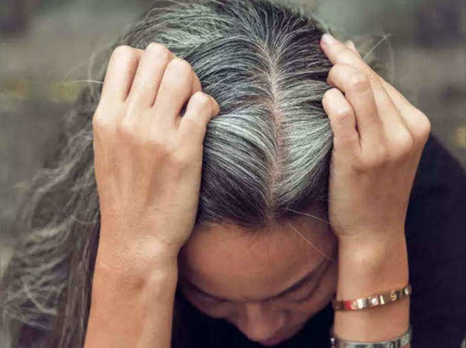 white hair