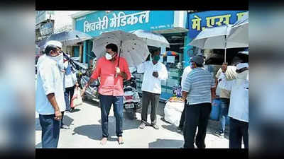 मंचरचा छत्री पॅटर्न ठरणार करोना लढ्यातील ब्रह्मास्त्र?